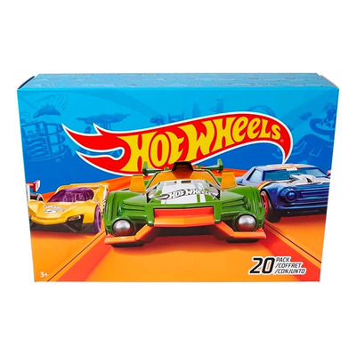 Carritos Hot Wheels Pack De 20 Autos Mattel De Colección Color Azul | Meses sin interés