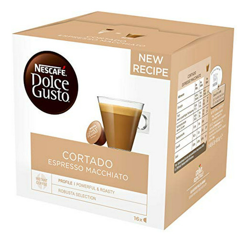 Cápsulas Café Nescafé Dolce Gusto Cortado Sonríemás