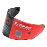 Visor Ls2 Ff 320 Transparente Espejado O Negro Moto Delta