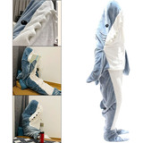 Sudadera Shark Blanket Con Mangas, Manta Shark Blanket, Llev