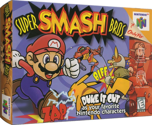 Super Smash Bros Nintendo 64 Físico En Caja Con Manual