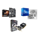 Kit Upgrade Intel I5 10400f + Gigabyte H410m-h + Gt610 2gb