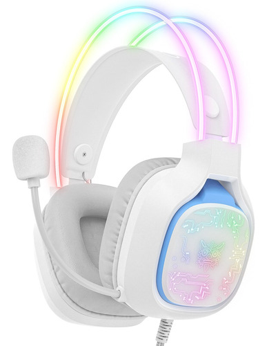 Headset Gamer Rgb Fone Onikuma X22 Branco