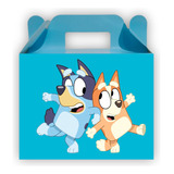 10 Cajas Dulceras Cumpleaños Bluey Personalizadas #d5