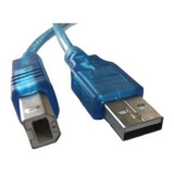 Cable Usb 2.0 Para Impresora 10 Mts Blindado Azul