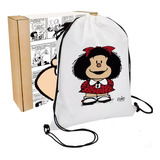 Tula De Tela Mafalda  + Empaque Personalizado Artesanal