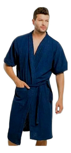 Salida Baño Toalla Hombre Mujer Bata Kimono Linea Pijama 