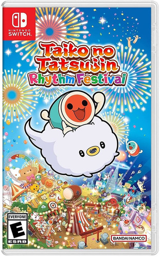 Jogo Taiko No Tatsujin Rhythm Festival Switch Midia Fisica