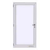 Puerta Modena Vidrio Entero 3+3 Laminado 90x200 Lebaux