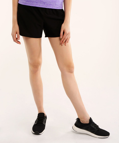 Short Mujer Patprimo Negro Poliéster Short 30190010-10