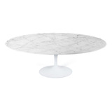 Mesa Saarinen Jantar Oval Carrara 1,20 X 0,80 X 75