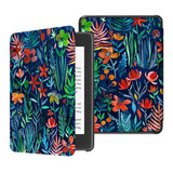 Estuche De Cuero De Hibernación Para Kindle Paperwhite 5