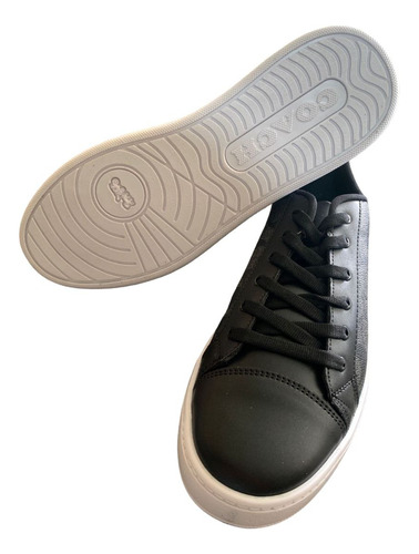 Tenis Coach De Hombre Negros/blancos 5 Al 8 Premium Dw4ywh