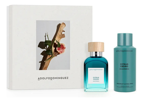 Perfume Hombre Adolfo Dominguez Agua Fresca Citrus Cedro Set