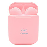 Fone De Ouvido Candy Tws Bluetooth 5.0 Free Oex Tws11 Rosa