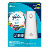 Glade Automático  Aerosol Paraíso Azul  Aparato Y Repuesto