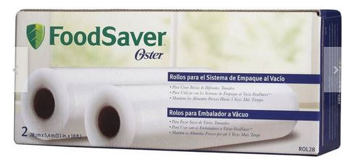 2 Rollos De Envasado Al Vacío Foodsaver® 28cm Oster