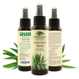 Spray Green Leaf Naturals Organic Aloe Piel Pelo Cara 3,3 Oz