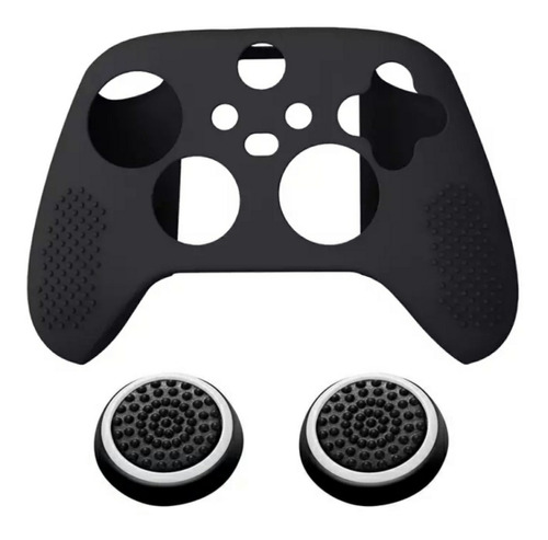 1 Capa Controle Borracha Para Xbox Series S / X +  2 Grip 