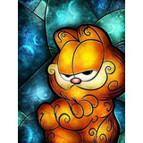 5d Diamond Painting Garfield Diams Cuadrados 40*50 Cms