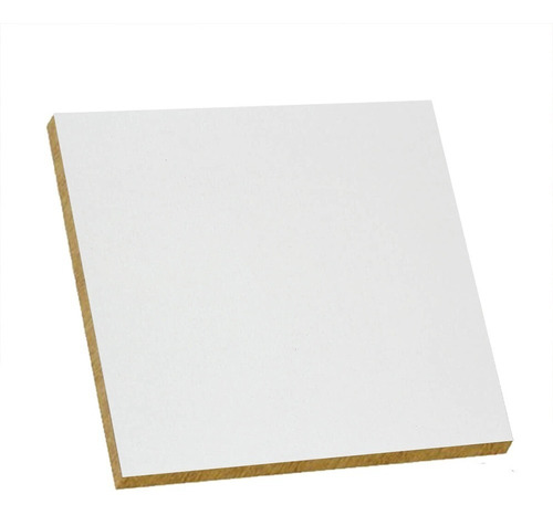 Chapa Madeira Mdf Branco 60x60 Recorte Placa 15mm