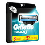 Gillette Mach3 Replacement 8 Cartridges