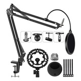 Micro Stand For Blue Yeti Snowball Quadcast Adjustable Boom.