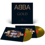 Abba - Gold Vinilo Doble Nuevo Y Sellado Dorado Obivinilos