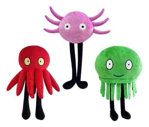 Juego De Peluche Para Mascotas Con Forma De Salamandra, 3 Un