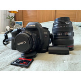 Canon 5d Mark Ii + Lente 24-105 F4 + Lente 50 1.8 + Flash