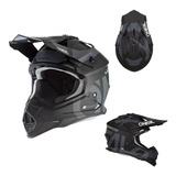 Casco Oneal Motocross Enduro 2 Series Slick Negro/ Gris Color Negro Tamaño Del Casco M (57-58 Cm)