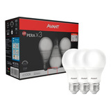 Pack 3 Led Bulbo 15w 6500k Biv 1300lm Avant