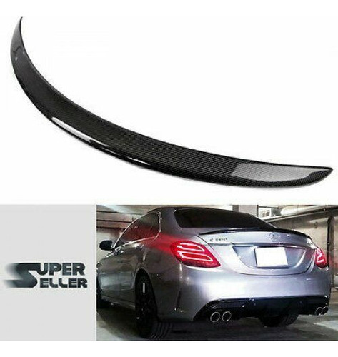 Spoiler Aleron Mercedes Clase C Fibra Carbono W205 2014-2022