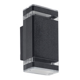 Aplique Pared De Aluminio 220mm Bidireccional 2-gu10 Ip65