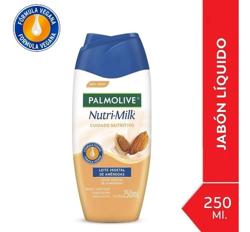 Jabón Líquido Palmolive Nutri Milk Leche Vegetal Almendras 