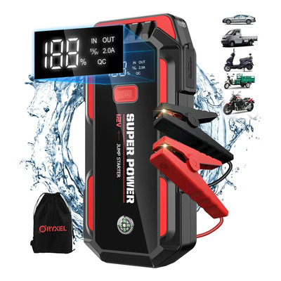 12v Cargador Batería Auto De Carro 8000a Cargador De Baterías Automovil Arrancador De Bateria Para Auto Cargador Inteligente Cargador De Bateria Para Moto Portátil Jump Starter | Envío gratis