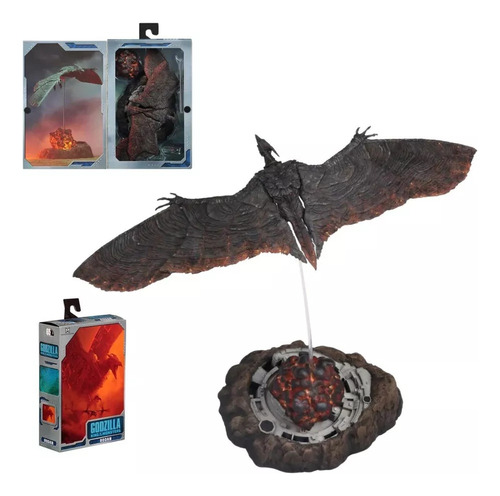 Boneco De Ação Neca 2019 Godzilla Rodan Mothra, Presente De