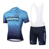 Uniforme Ciclismo Astana 22 Jersey Short Bib Bici Ruta Mtb