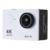 Câmera Filmadora Motovlog Suporte Capacete 4k Ultra Hd