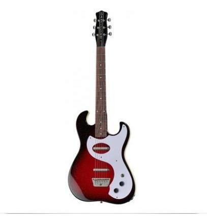 Gtr Eléctrica Danelectro 63 Dano Red Sparkle Burst