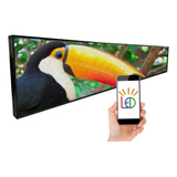 Letreiro Luminoso Painel Led  100x20 P5 Indoor Imagem Wi Fi