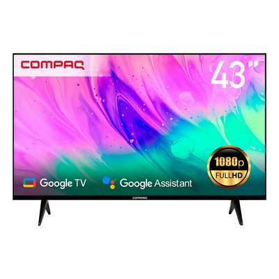 Televisión Pantalla 43 Pulgadas Compaq Google Fhd Qlg43efhd