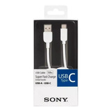 Cable Sony Tipo C 1m Usb-a Usb-c Super Fast Charge