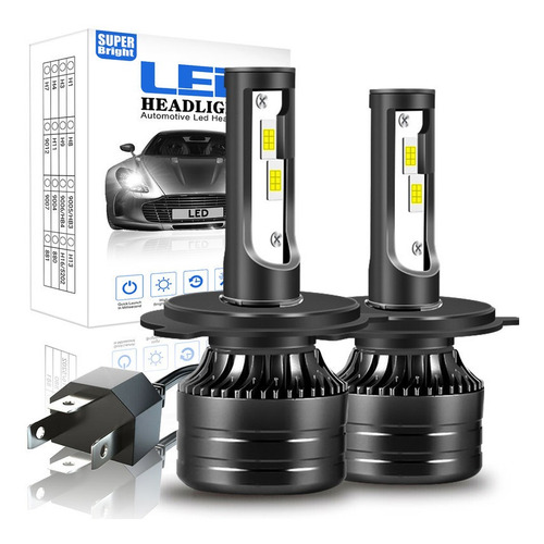 Kit Faros Led H4 40000lm Para Suzuki Alta/baja Canbus