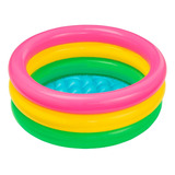 Piscina Inflable De 3 Aros Para Niños De 61 X 22 Cm