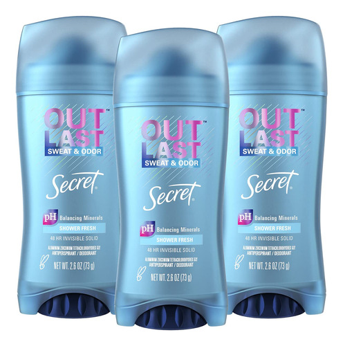 Secret Outlast - Desodorante Antitranspirante Sólido Invis.