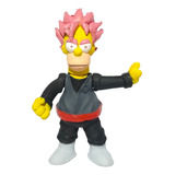 Figura Juguete Los Simpson Parodia Homero Goku Black