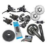 Grupo Shimano Biplato 2x8 Freno Hidráulico 8v Bicicleta Mtb