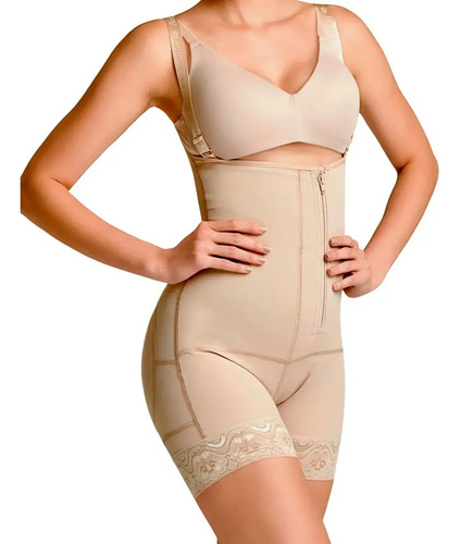 Faja Body Short Powernet Cierre Y Broches Berlei F9003 Dalia