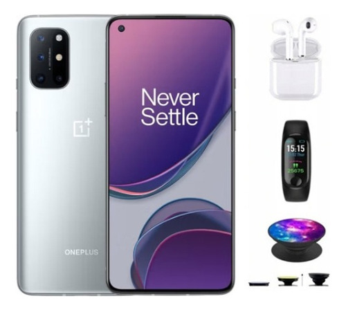 Oneplus 8t Dual Sim 128 Gb, Plata, 8 Gb De Ram